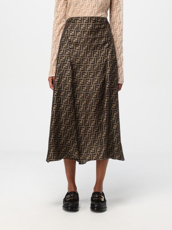 25SS 펜디 스커트 FQ7601A8G3 F1440 Mud