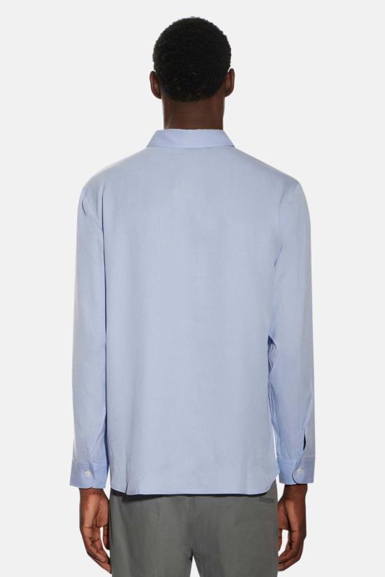  Blue&Cream 긴팔 셔츠 블루&크림 레이놀드 스웨이드 필 버튼업 - BLUE&CREAM