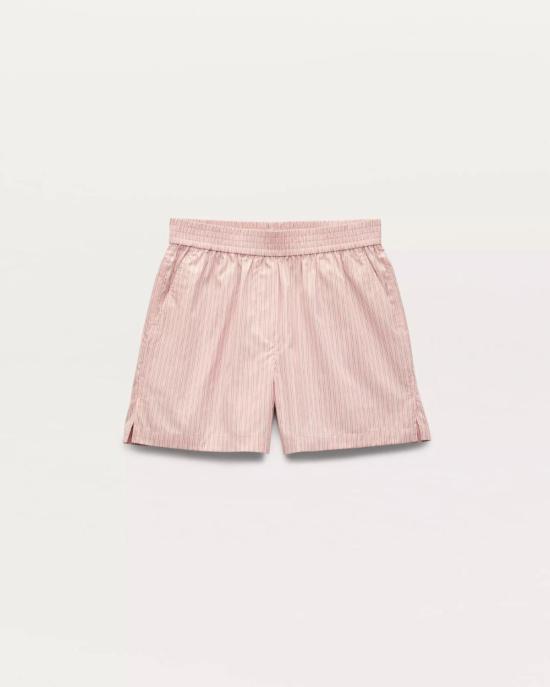  랙앤본 숏팬츠 래그앤본 에마 스트라이프 팝린 반바지 블러쉬 스트라이프