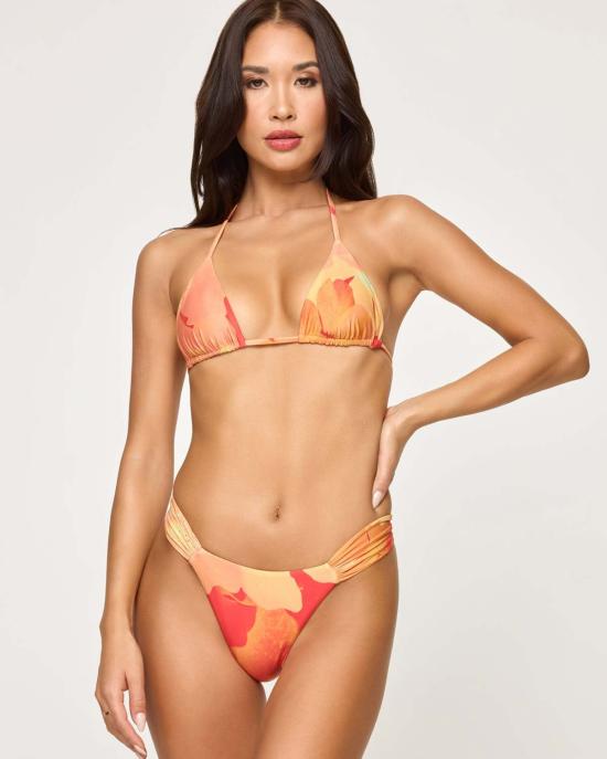  엘스페이스 비키니 수영복 LSpace 소피아 비키니 탑 네이티브 포피스