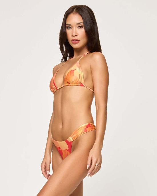  엘스페이스 비키니 수영복 LSpace 소피아 비키니 탑 네이티브 포피스 - L SPACE