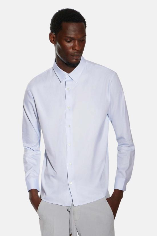  Blue&Cream 긴팔 셔츠 블루&크림 레이 버튼업  라이트 블루