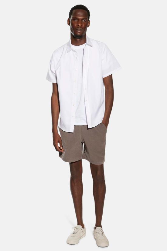  블루&크림 숏팬츠 밀라노 파인 코드 쇼츠 토프 - BLUE&CREAM