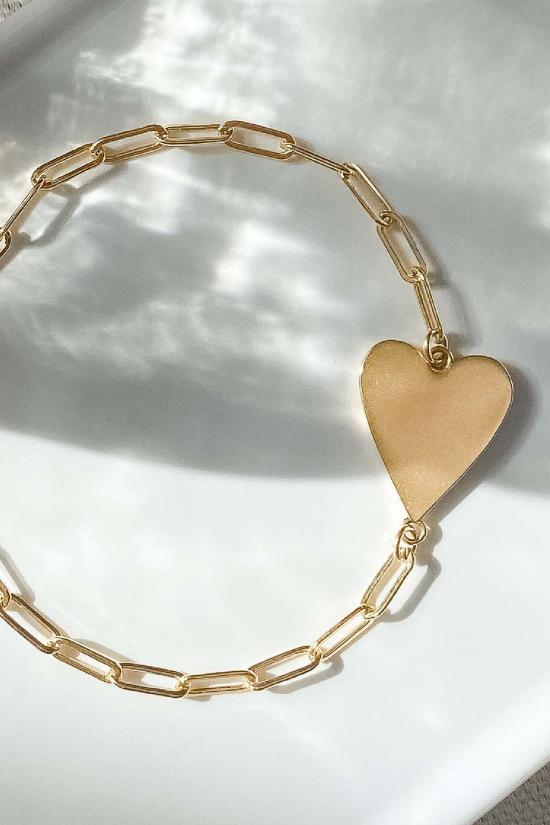  탯치 팔찌 Thatch Amaya 하트 브레이슬릿 14K 골드 도금 - THATCH