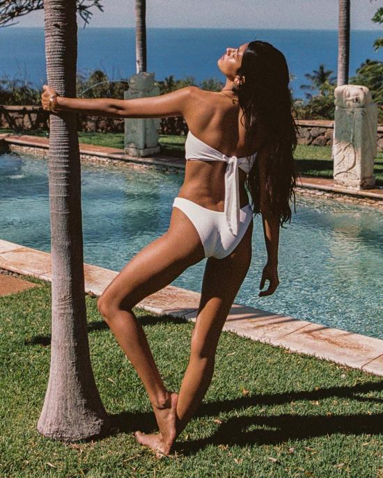  엘스페이스 비키니 수영복 LSpace Rocky 비키니 바텀 화이트