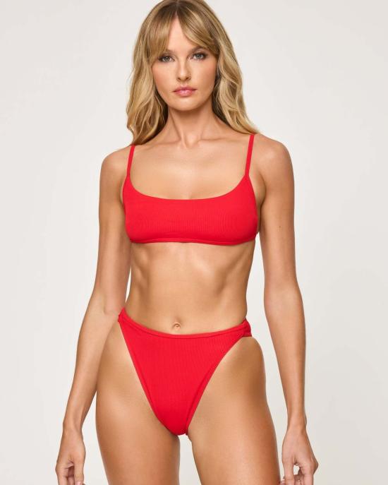  엘스페이스 비키니 수영복 LSpace 코트 비키니 바텀 플레임 - L SPACE