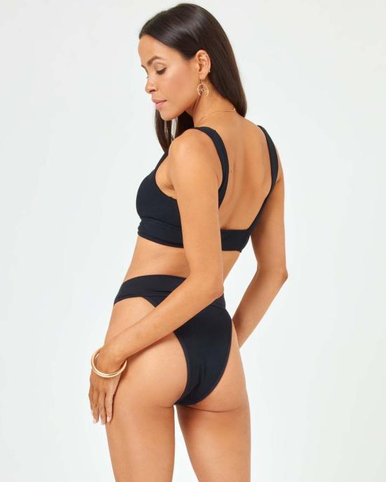  엘스페이스 비키니 수영복 LSpace 롤라 비키니 바텀 블랙 - L SPACE