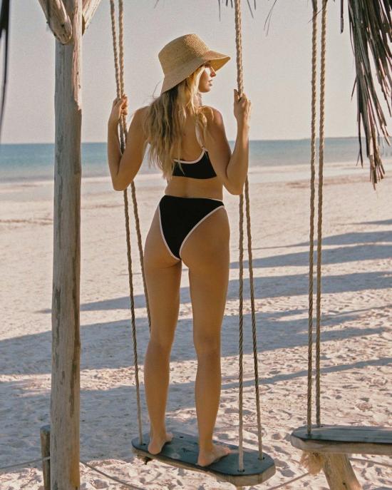  엘스페이스 비키니 수영복 LSpace 노라 비키니 바텀 블랙 크림