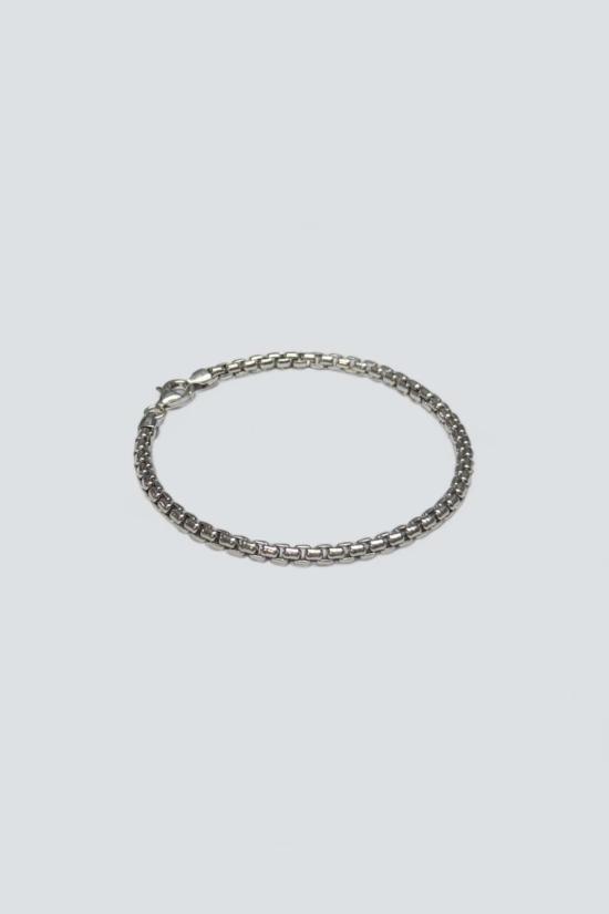  빈티지 팔찌 어셈블리 뉴욕 박스 체인 브레이슬릿 스털링 실버 - VINTAGE