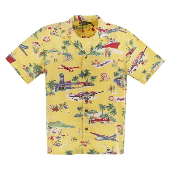 25SS 폴로 랄프로렌 반팔 셔츠 710964796 YELLOW