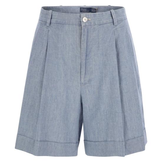 25SS 폴로 랄프로렌 숏팬츠 211959939 LIGHT BLUE