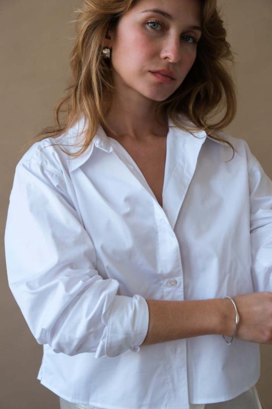  soldout.nyc 탑 품절.NYC 크롭 에브리씽 셔츠 화이트 - OTHER BRANDS