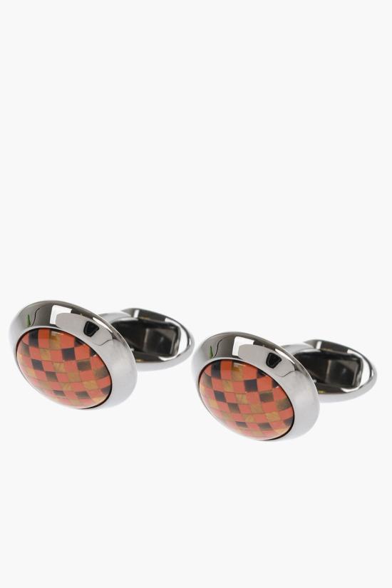  꼬르넬리아니 커프스 링크/타이 홀더 81TG31 8120541 030 Orange