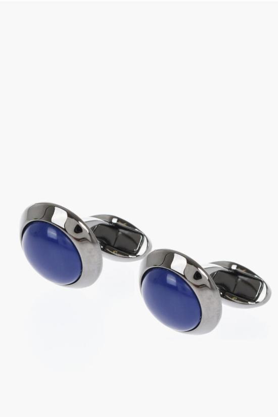  꼬르넬리아니 커프스 링크/타이 홀더 80TG37 7820544 001 Blue