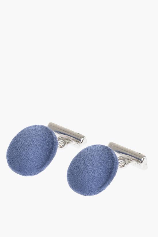  꼬르넬리아니 커프스 링크/타이 홀더 89TG40 2120569 013 Light blue