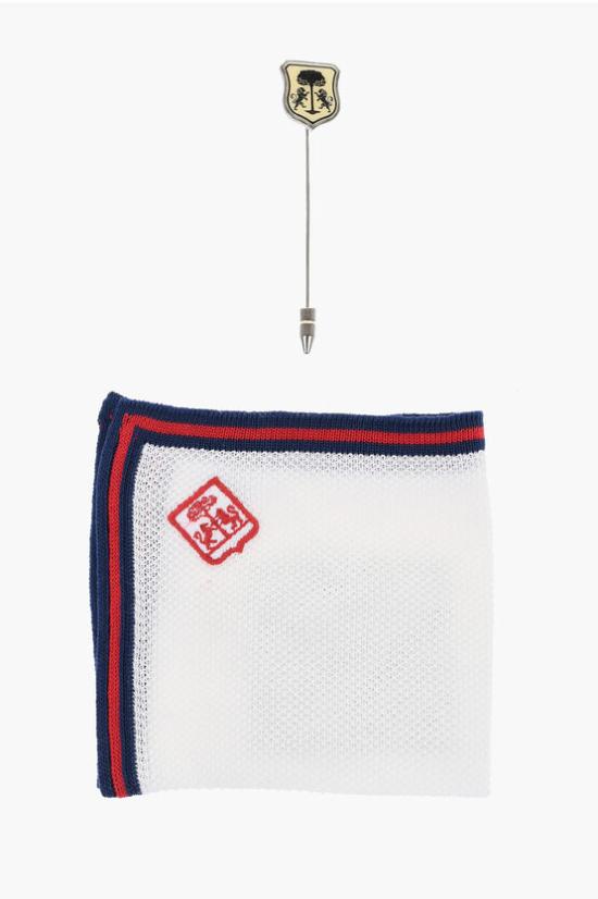  꼬르넬리아니 머플러/스카프 75UF30 5120402 028 BROOCH White