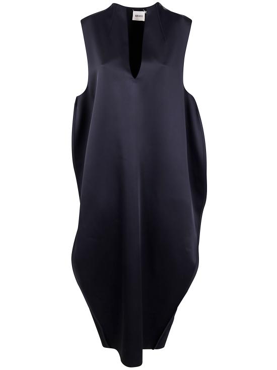 25SS 케이트 미디 원피스 55014070 200 BLACK - KHAITE