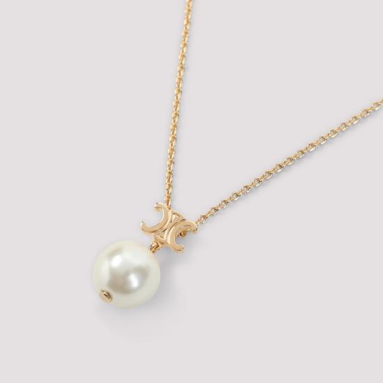 25FW 셀린느 목걸이/팬던트 461GZ6PRB 01GI GOLD IVORY - CELINE