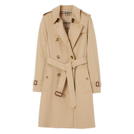 25FW 버버리 미드 렝스 켄징턴 헤리티지 트렌치코트  8079411 KENSINGTON A1366 Beige