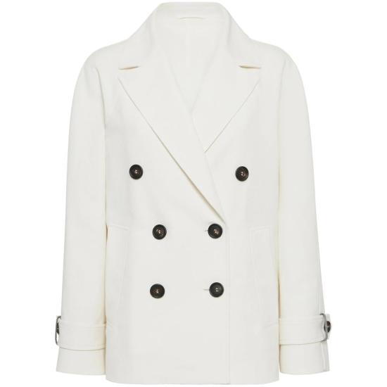 25SS 브루넬로 쿠치넬리 코트 MH5347892 C9002 WHITE