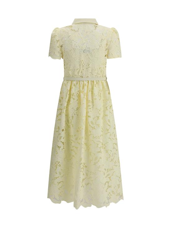 25SS 셀프 포트레이트 원피스 SS25113MAY YELLOW - SELF PORTRAIT