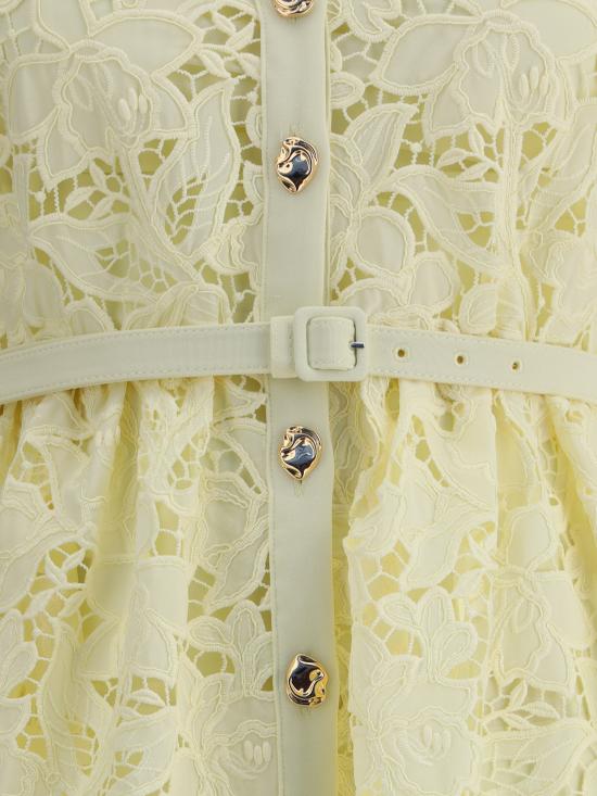 25SS 셀프 포트레이트 원피스 SS25113MAY YELLOW - SELF PORTRAIT