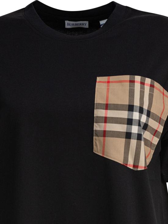 25SS 버버리 반팔 티셔츠 8103970 Black - BURBERRY