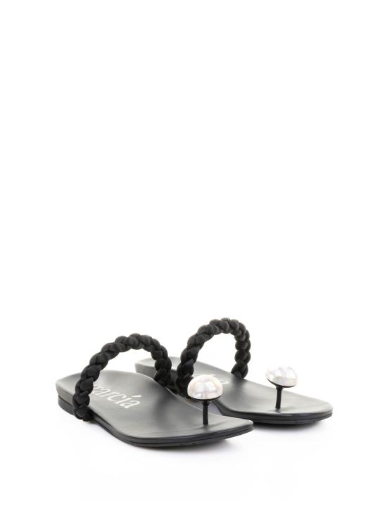 25SS 페드로 가르시아 샌들 BETH 01 NAPPABLACK WHITE Black - PEDRO GARCIA