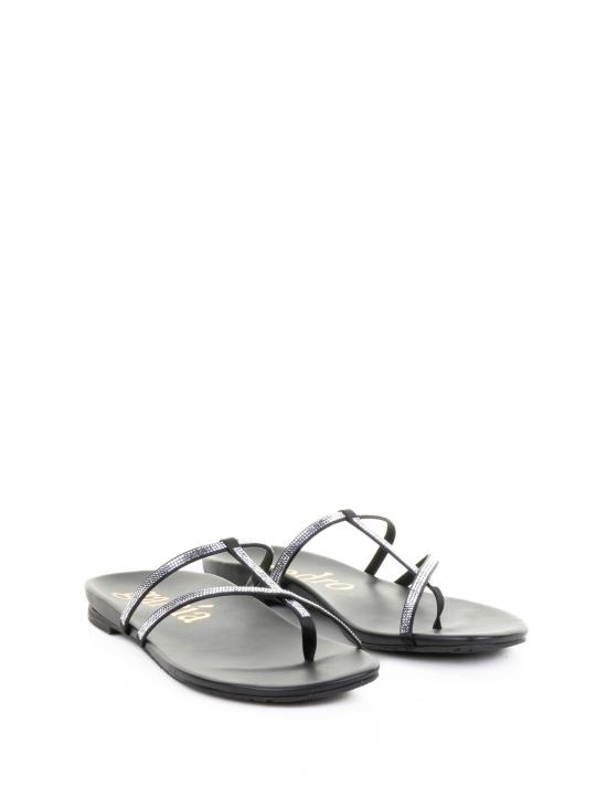 25SS 페드로 가르시아 샌들 BELISA 01 NAPPABLACK CRYSTAL Black - PEDRO GARCIA