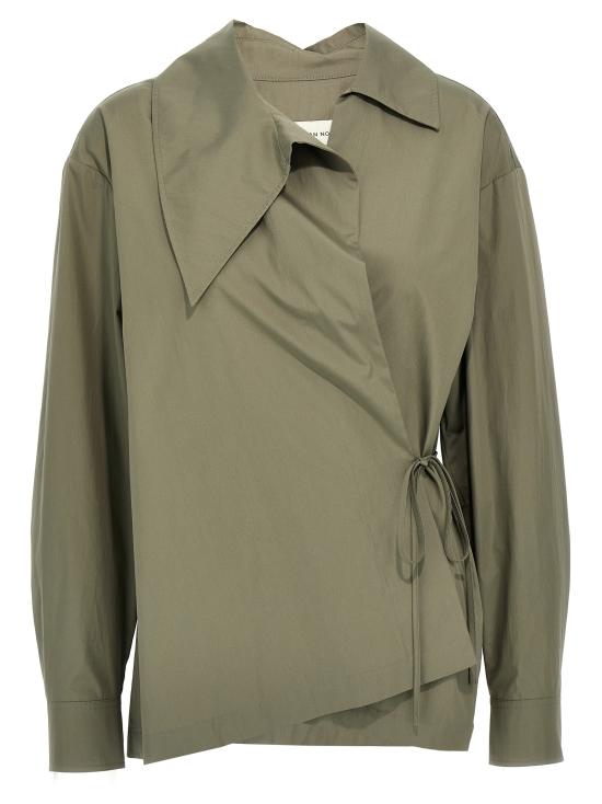 25SS 드리스 반 노튼 블라우스 2510107471374801 Green