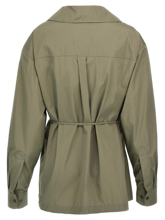 25SS 드리스 반 노튼 블라우스 2510107471374801 Green - DRIES VAN NOTEN