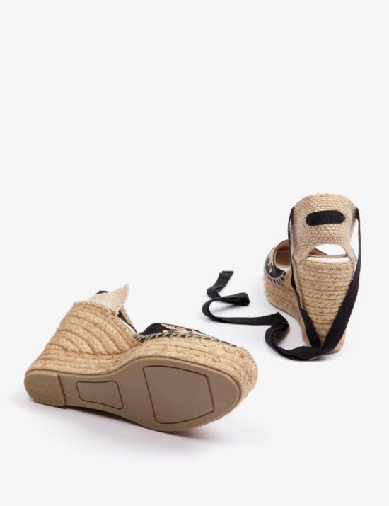  PENELOPE CHILVERS 힐/펌프스 페넬로페 칠버스 하이 갈라 자수 새틴 에스파드릴 - OTHER BRANDS