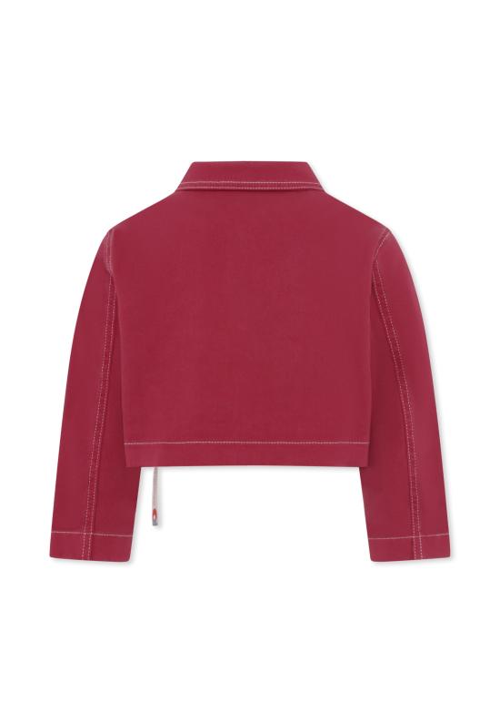 25SS [키즈] 플라워 마운틴 데님 자켓 0L04 0016002869 01 FUJIO FUCHSIA - FLOWER MOUNTAIN