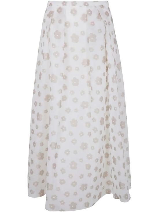 25SS 엠포리오 아르마니 미디 스커트 EW000930 AF12641 F0009 FANCY WHITE - EMPORIO ARMANI