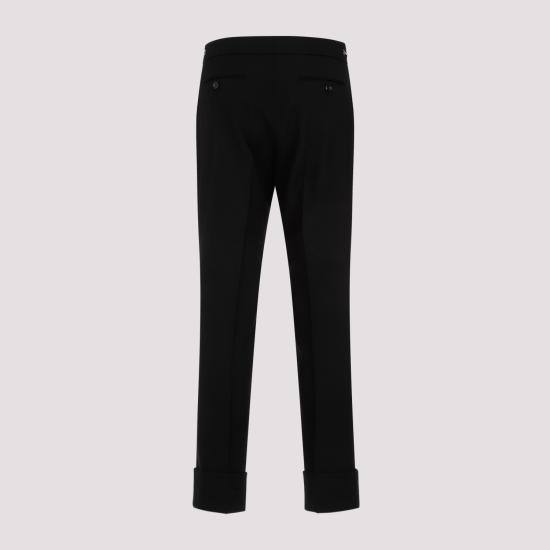  구찌 스트레이트 팬츠 776315 ZHW51 1000 BLACK - GUCCI