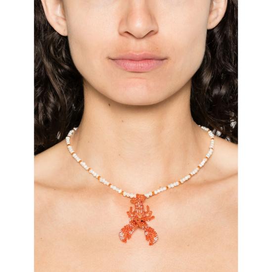 25FW Amori Mori 목걸이/팬던트 MINI LANGOSTA COLLAR NARAN GOLD MULTICOLOUR - OTHER BRANDS