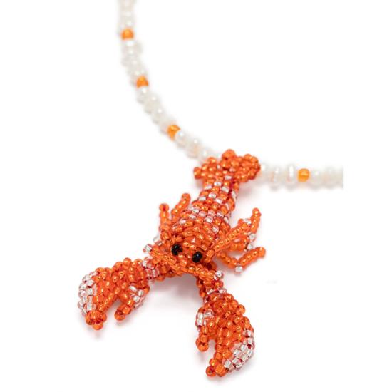 25FW Amori Mori 목걸이/팬던트 MINI LANGOSTA COLLAR NARAN GOLD MULTICOLOUR - OTHER BRANDS