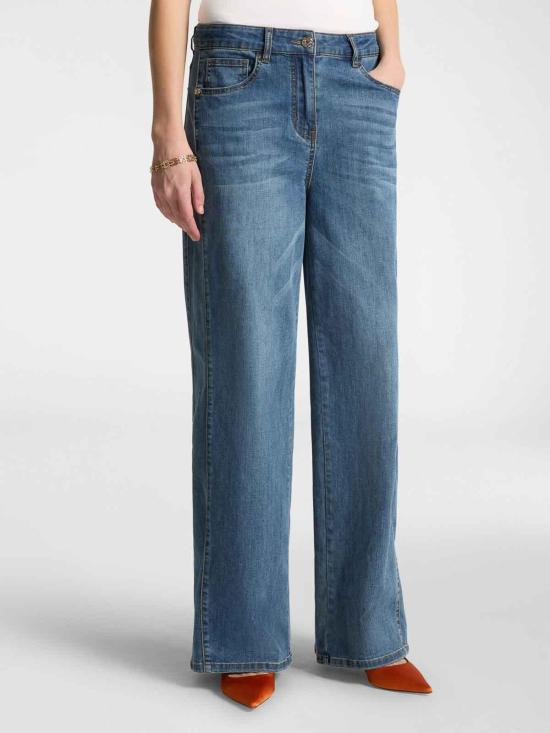  ELENA MIRO` 스트레이트 팬츠 P451P000178N024 Blue - OTHER BRANDS