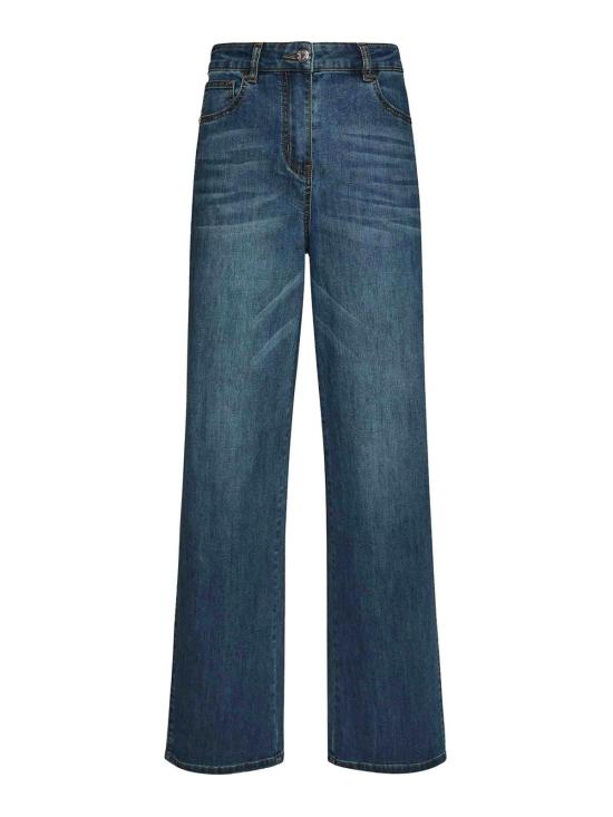  ELENA MIRO` 스트레이트 팬츠 P451P000178N024 Blue