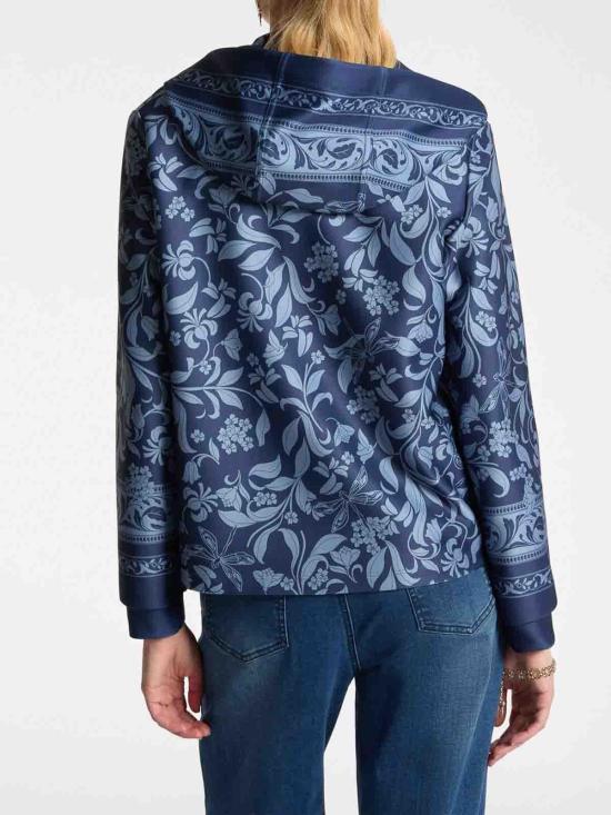  ELENA MIRO` 후드 티셔츠 G839Z000281N001 Blue - OTHER BRANDS