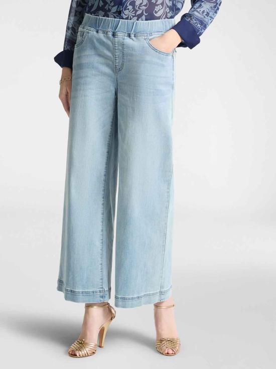  ELENA MIRO` 스트레이트 팬츠 P452P000179N014 Blue - OTHER BRANDS