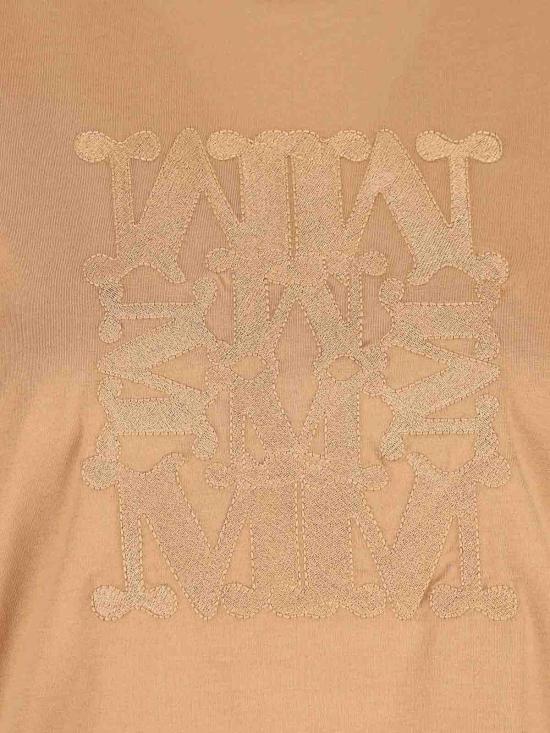 25FW 막스마라 반팔 티셔츠 252E15 Beige - MAX MARA