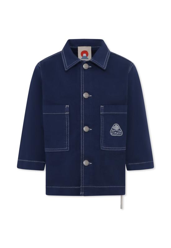 25SS [키즈] 플라워 마운틴 데님 자켓 0C01 0016002865 01 FUJIO BLUE