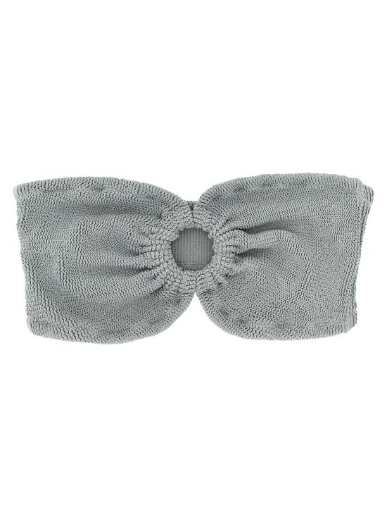 25SS 세인트바쓰 비치웨어 YULIAWCRINKLELUREXSILVER Gray
