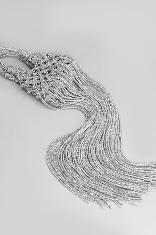 25SS 히보우라마 토트백 411985 CO00HIB VANNIFIQUE SILVER - HIBOURAMA