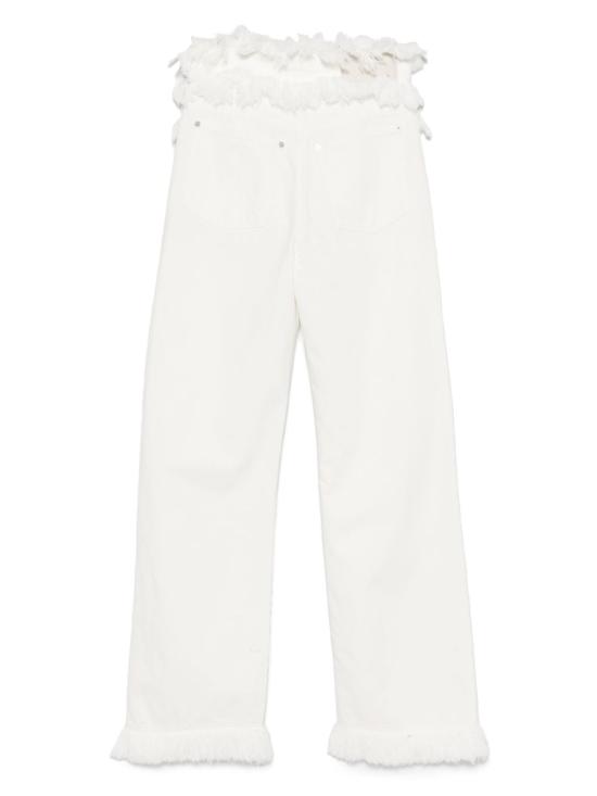 25SS 살바토레 페라가모 스트레이트 팬츠 P 782631WHITE White - SALVATORE FERRAGAMO