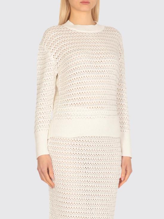 25FW 파비아나 필리피 루렉스 디테일 스웨터 MAD275F570L353 0142 White