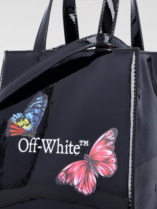 25SS [키즈] 오프화이트 가방 OGNA002S25FAB002 1001 Black - OFF WHITE