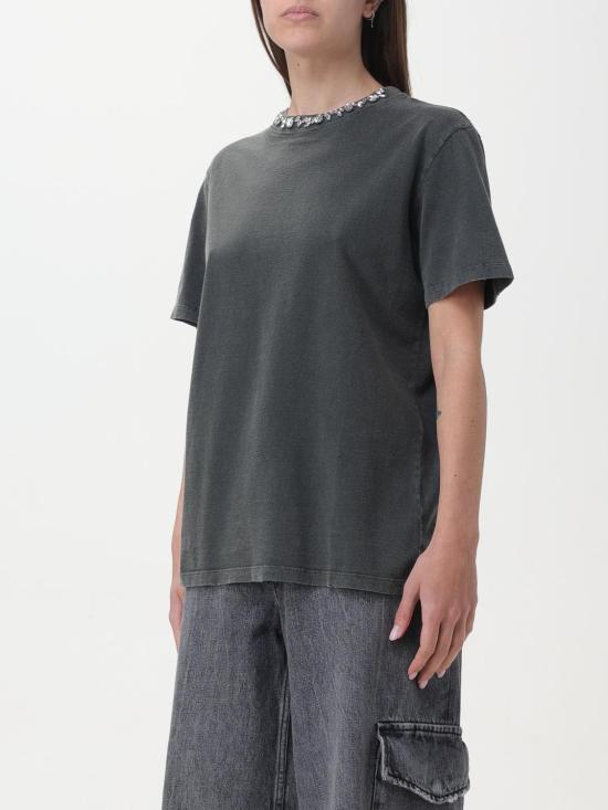 25FW 골든구스 반팔 티셔츠 GWP01220P00067060318 Charcoal - GOLDEN GOOSE