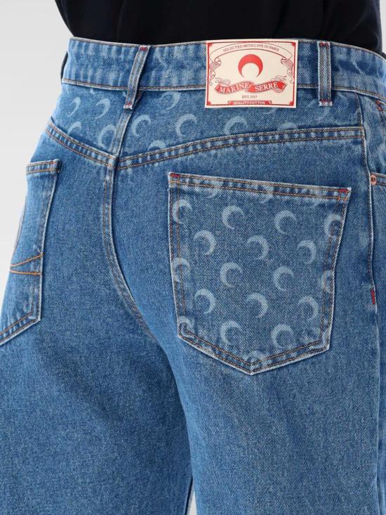 25SS 마린세르 데님 팬츠 MPA066ACDEN0002 BL05 Blue - MARINE SERRE